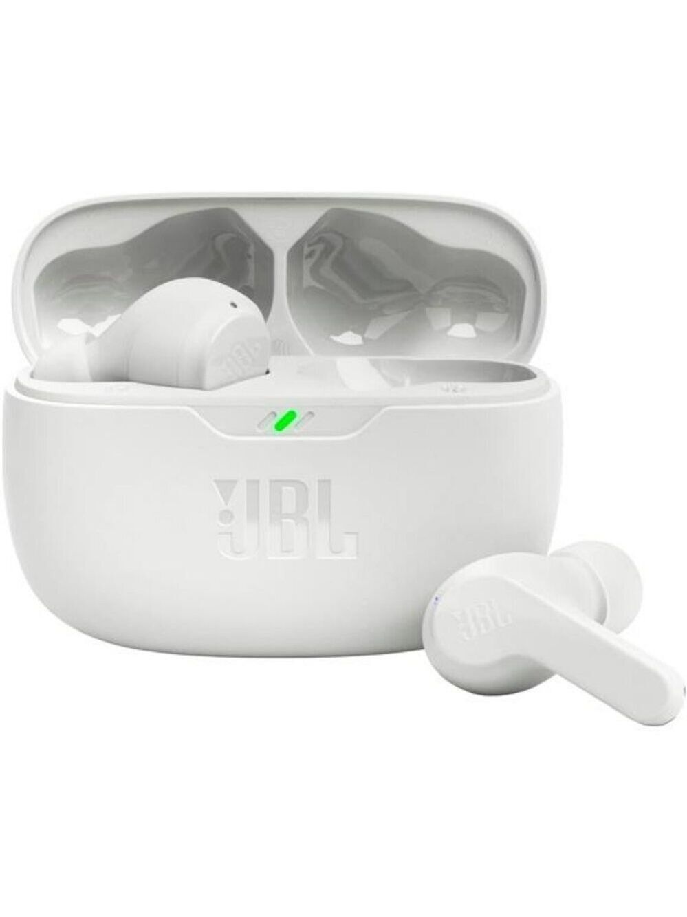JBL Vibe Beam Wireless Earbuds Bluetooth 5.2 Deep Bass Waterproof White
